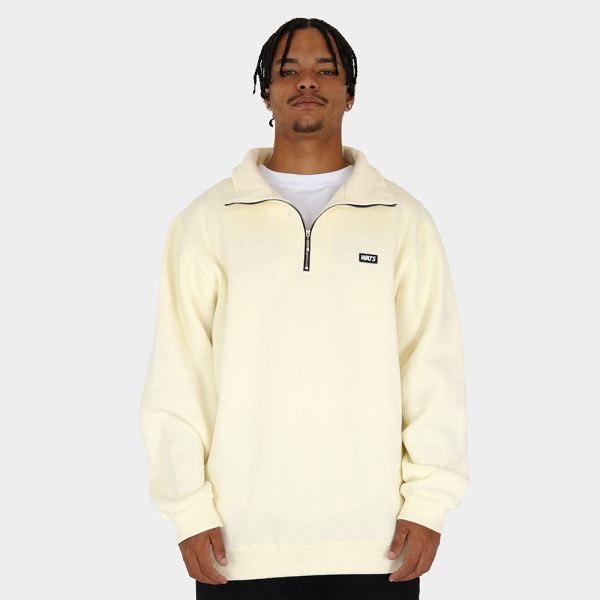 Moletom Careca Ziper Offwhite