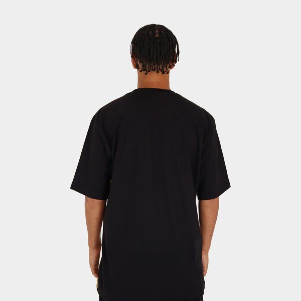 Camiseta Viés Preta/Caqui - Image 3