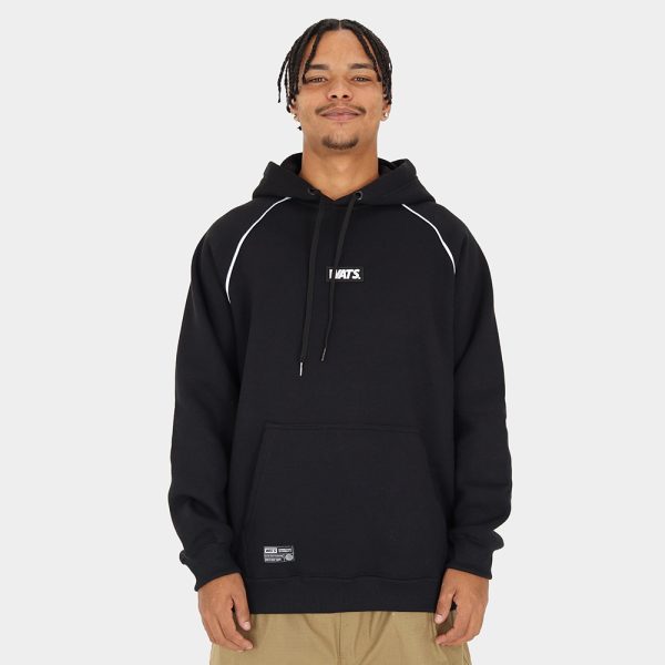 Moletom Raglan Viés Preto