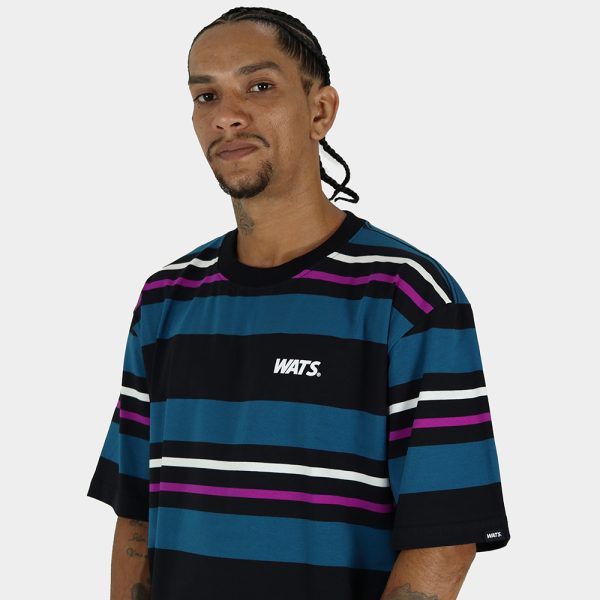 Camiseta Listra Color Preto/Violeta/Petróleo - Image 2