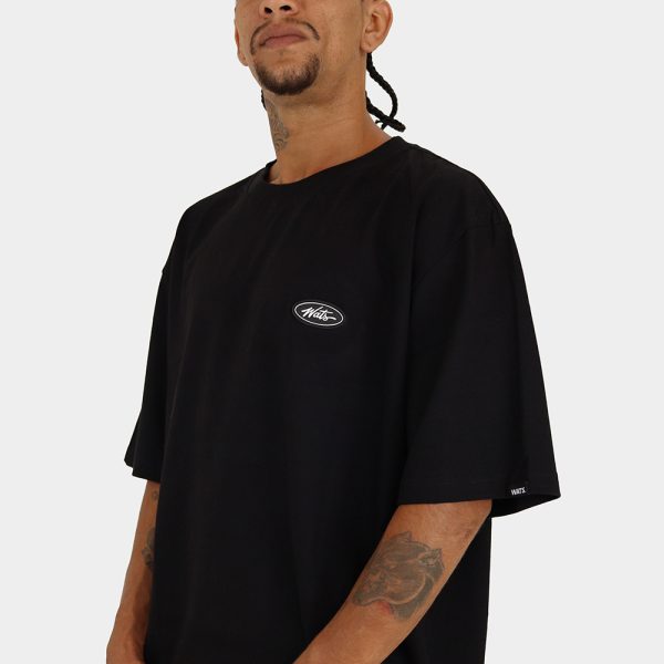 Camiseta Oversized Circle Tag Preta - Image 2