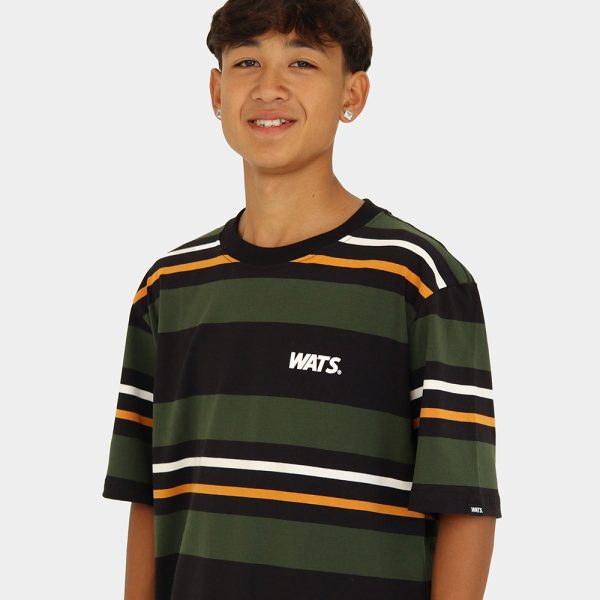Camiseta Listra Color Preto/Verde/Laranja - Image 2