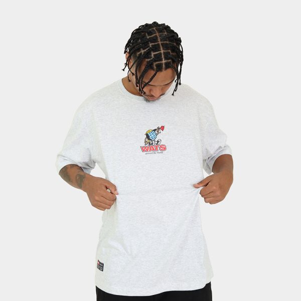 Camiseta World Graff Mescla Gelo - Image 3