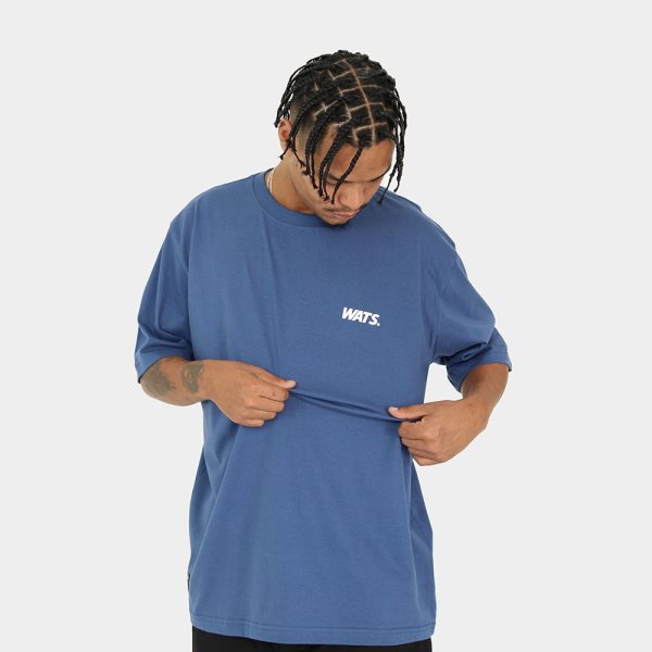 Camiseta A. Logo Botom Azul Jeans - Image 2